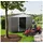 Habitat et Jardin Gerätehaus 2,71 x 1,00 m Schwarz
