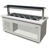 Saro Salatbar Premium Line SB-K230 weiss, für 6x 1/1 GN