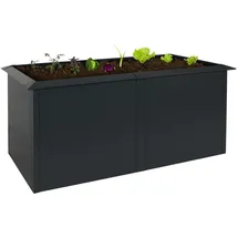 Proregal Hochbeet Schneckenkante 170 x 90 x 78 cm Anthrazit
