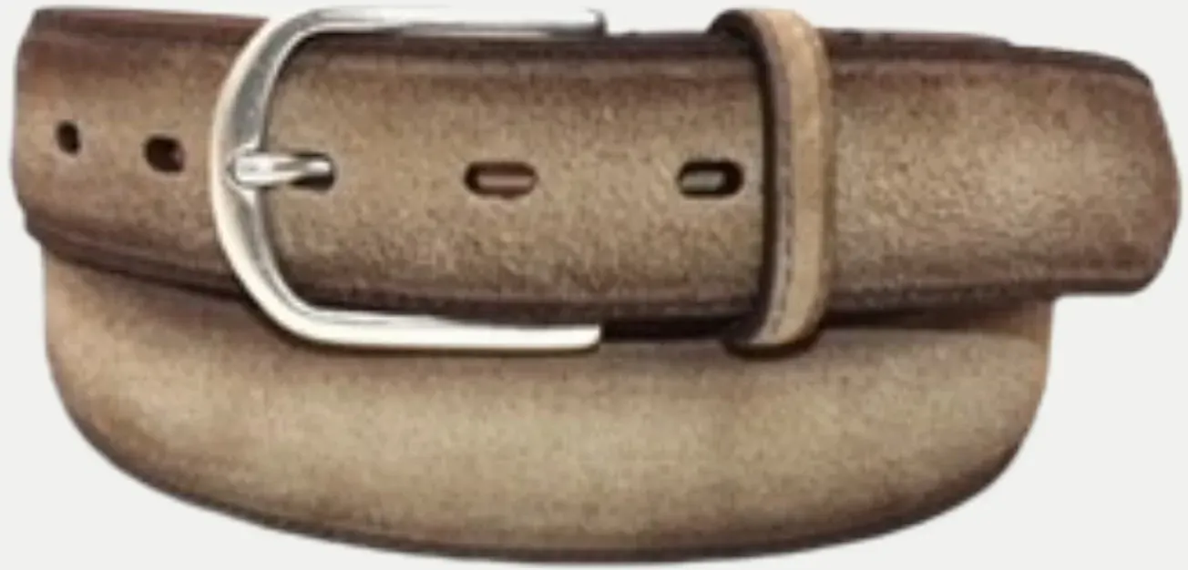 3,5cm breiter Veloursgürtel Braun 95