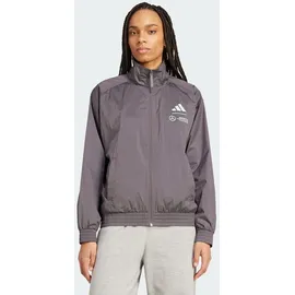 adidas PERFORMANCE Sportjacke Mercedes AMG Petronas Formula One Team Premium Woven Originals, Größe XS in grau - weiß XXXS-XXSxNormalgrößen
