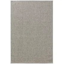 benuta Outdoorteppich, Hellgrau, Kunststoff, Uni, Rechteckig, 120x170 cm, Oeko-Tex® Standard 100, Made in Turkey, wasserabweisend, Teppiche & Böden, Teppiche, Outdoorteppiche