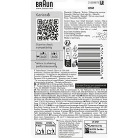Braun Scherkopf Series 8 83M silber 1 St.