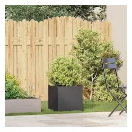 vidaXL Pflanzkübel 40 x 40 x 40 cm Schwarz