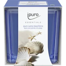 ipuro Sunny Beachtime Duftkerze 125 g blau