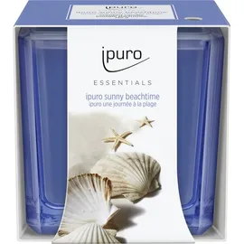 ipuro Sunny Beachtime Duftkerze 125 g blau