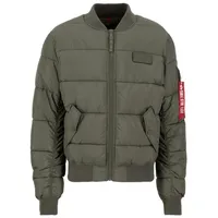 Alpha Industries Ma-1 Puffer Bomberjacke - Green - 3XL