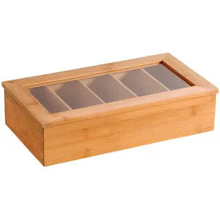 KESPER Teebox Bambus, in Naturfarben