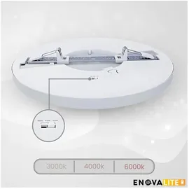 enovalite LED-Panel, EEK: F, 24W, 2565lm, CCT, ø330
