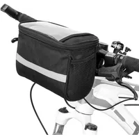 Lixada Fahrradtasche vorne, MTB, Fahrrad, Lenker, Tasche, Korb, Kühlbox, reflektierendes Band