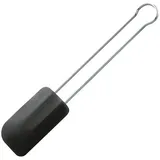 Rösle Teigschaber Silikon schwarz 26 cm - silber