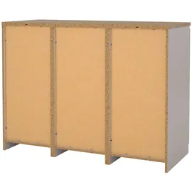 Home Affaire Kommode HOME AFFAIRE "Naia, Sideboard, 4 Schubladen, 2 Türen, Aufbewahrung, grifflose Front", beige (kaschmir), B:120,8cm H:90,7cm T:50cm, Holzwerkstoff, Sideboards, Kommode, Mit Einlegeböden, modern, skandinavisches Design, in mehrere Farben