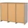 Home Affaire Kommode HOME AFFAIRE "Naia, Sideboard, 4 Schubladen, 2 Türen, Aufbewahrung, grifflose Front", beige (kaschmir), B:120,8cm H:90,7cm T:50cm, Holzwerkstoff, Sideboards, Kommode, Mit Einlegeböden, modern, skandinavisches Design, in mehrere Farben
