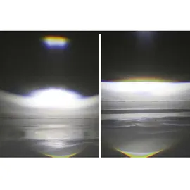 Highsider LED Motorrad Scheinwerfer Dual-Stream, 45 mm, E-geprüft