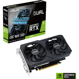 Asus Dual GeForce RTX 3050 OC V2 8 GB GDDR6 90YV0GH6-M0NA00