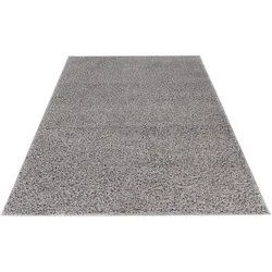 Hochflor-Teppich OBSESSION "My Twist 215", silber (silberfarben), B:160cm H:35mm L:230cm, Polypropylen, Teppiche, besonder weich, glänzend, Wohnzimmer