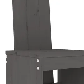 vidaXL Gartenbar-Set 5-tlg. Grau