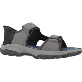 SKECHERS Sportliche Slipper in Grau 42