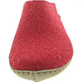Glerups Pantoffeln Rot 42