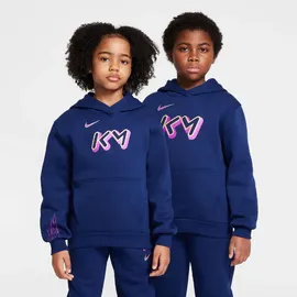 Nike Hoodie Blue Void/Vivid Purple/Metallic Gold 147-158