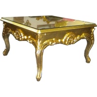 Casa Padrino Couchtisch »Barock Couchtisch 70 x 70 cm Gold - Couch Tisch - Tisch - Beistell Tisch - Möbel«