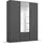 Rauch Drehtürenschrank »StyleUp«, Typ Monochrome mit eleganten, langen Griffstangen in Schrankfarbe
