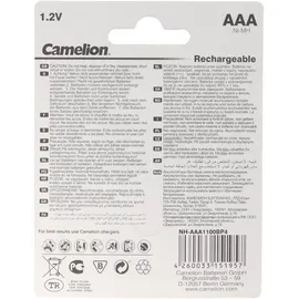 Camelion Rechargeable AAA 4 St.