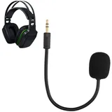 kwmobile Ersatz Kopfhörer Mikrofon kompatibel mit Razer Electra V2 / Electra V1 Headset - Gaming Headphones Mikrofon mit 3,5 mm Klinkenstecker - Schwarz