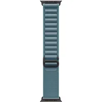 Apple Watch Alpine Loop 49 mm Hellblau Titan Schwarz