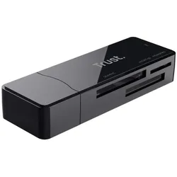 Trust Nanga Kompakter USB 3.2 Gen1- Kartenleser - Schwarz
