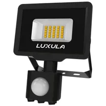 LUXULA LED Fluter mit Bewegungsmelder 20W Strahler 4000K Neutralweiß 2000lm Außenstrahler Schwarz IP65