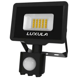LUXULA LED Fluter mit Bewegungsmelder 20W Strahler 4000K Neutralweiß 2000lm Außenstrahler Schwarz IP65