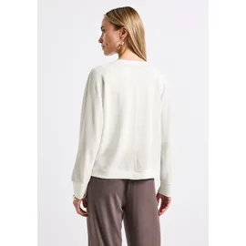 STREET ONE Strick-Look Jacke - weiß