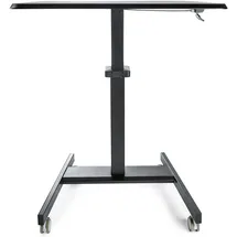 Startech Mobiler Stehpult 60 x 80 x 110 cm Schwarz