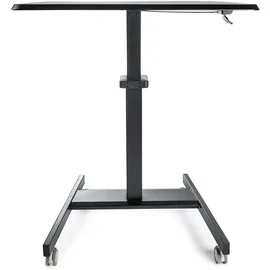 Startech Mobiler Stehpult 60 x 80 x 110 cm Schwarz