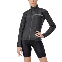Castelli Damen Squadra Stretch Jacke (Größe S, schwarz)