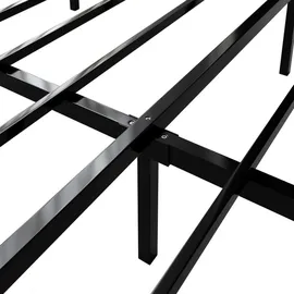 Juskys Palamos 140 x 200 cm Schwarz