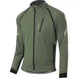 Löffler Herren Funktionsjacke M BIKE Zip-Off OLIVE, 48