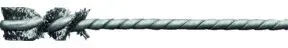 Lessmann Rohrbürste Stahldraht 0,20 mm, Bürsten-⌀ 25 mm