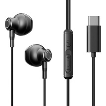 Joyroom JR-EC07 USB-C In-Ear-Kopfhörer aus Metall Schwarz