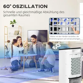 Homcom Mobile Luftkühler 3 in 1 3,5L BTU