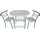 Hti-Living Tischgruppe Sonoma Merit (MDF)