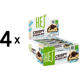 HEJ Natural Crispy Protein Cookies & Cream Riegel 12 x 45 g