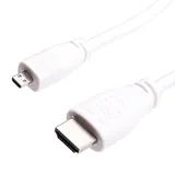 Raspberry Pi Micro HDMI Kabel, weiss, 1,0m