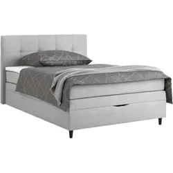 Boxspringbett Miami in Grau ca. 120x200cm