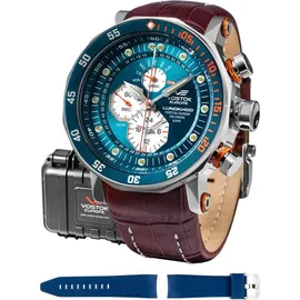 Vostok Europe Herrenuhr YM86-620A636 blau