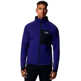 Mountain Hardwear Polartec Power Grid Reißverschlusspullover Blau L