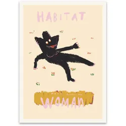 The Poster Club - Habitat von Das Rotes Rabbit, 30 x 40 cm