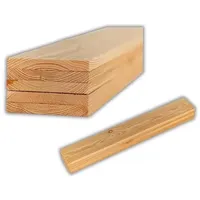 ABAZO - Holzbrett Holzplatte, Holzbretter zum Bauen, Zaunlatten Holz, Glatt Gehobeltes Holz, Terrassendiele, Verschiedene Längen zur Auswahl, 5 Stück Lärche, 200cm