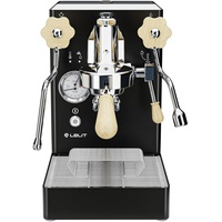 Lelit MaraX PL62X-EUCB, schwarze Kaffeemaschine mit L58E Brühgruppe und HX Doppelsonde-System